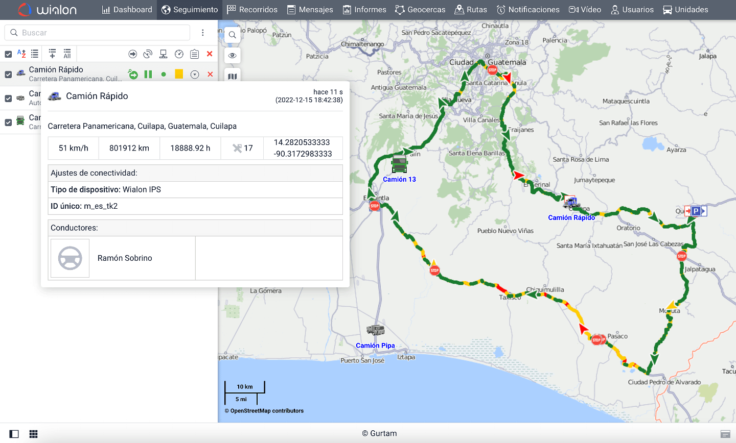 Seguimiento en Linea